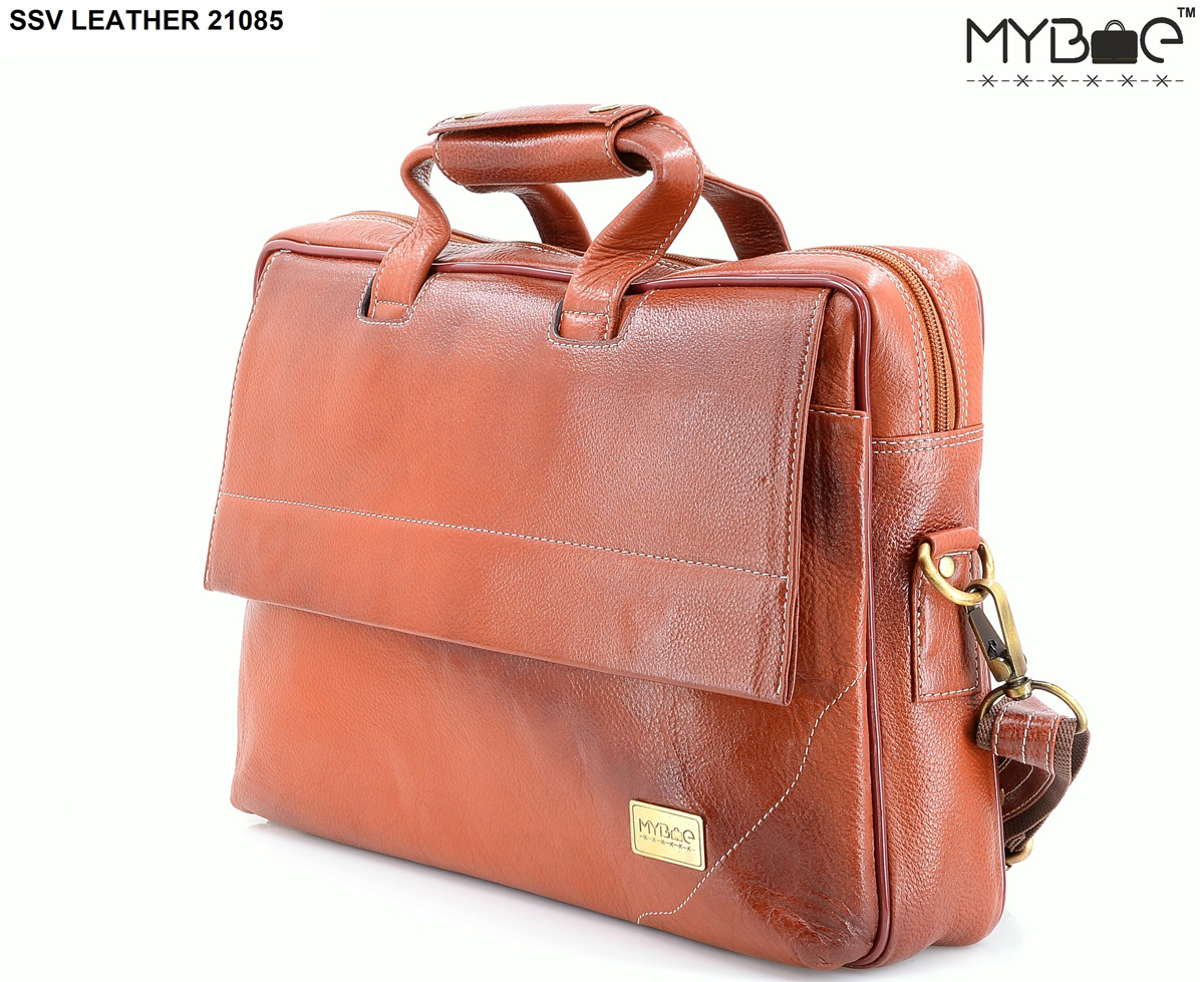 LEATHER LAPTOP BAG