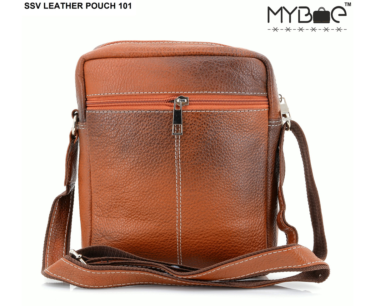 LEATHER SIDE SLING BAG