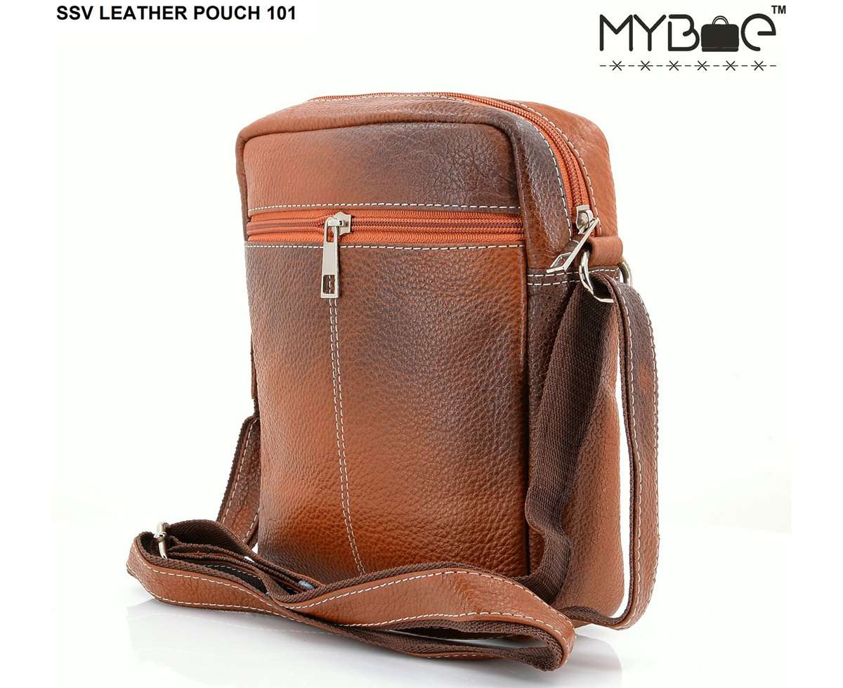 LEATHER SIDE SLING BAG