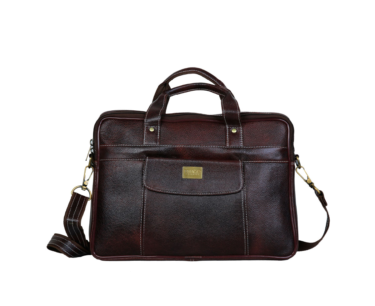 LEATHER LAPTOP BAG