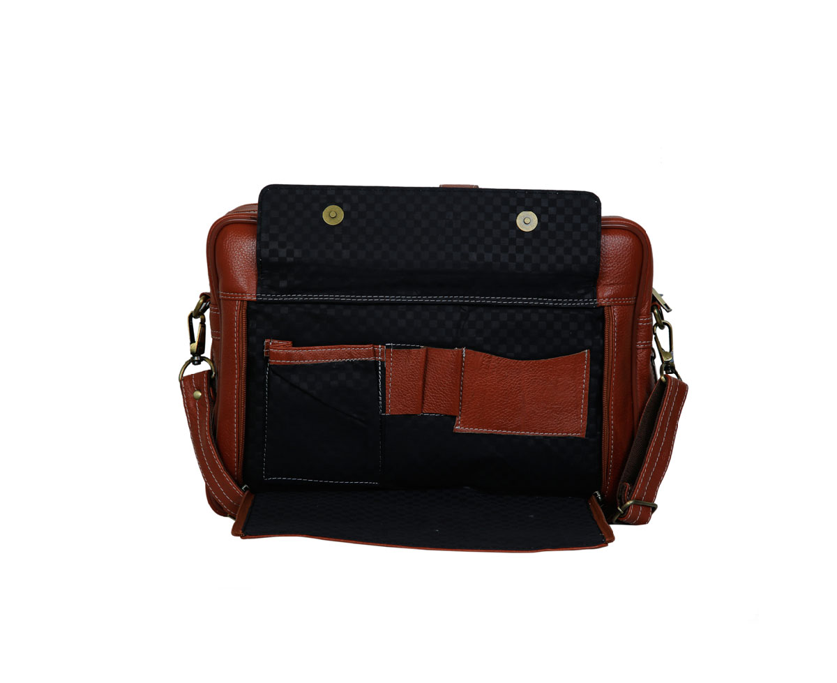 LEATHER LAPTOP BAG