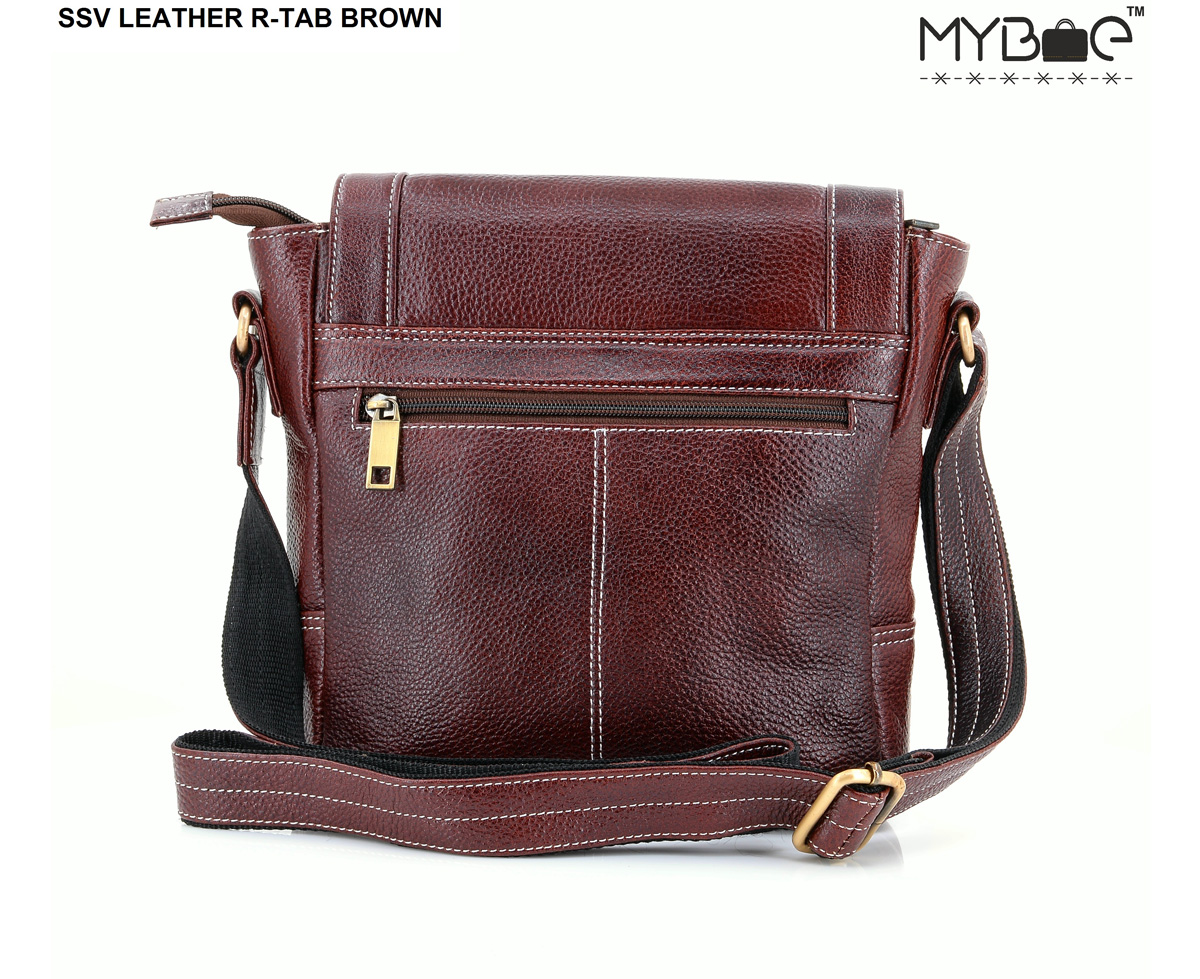 LEATHER SIDE SLING BAG