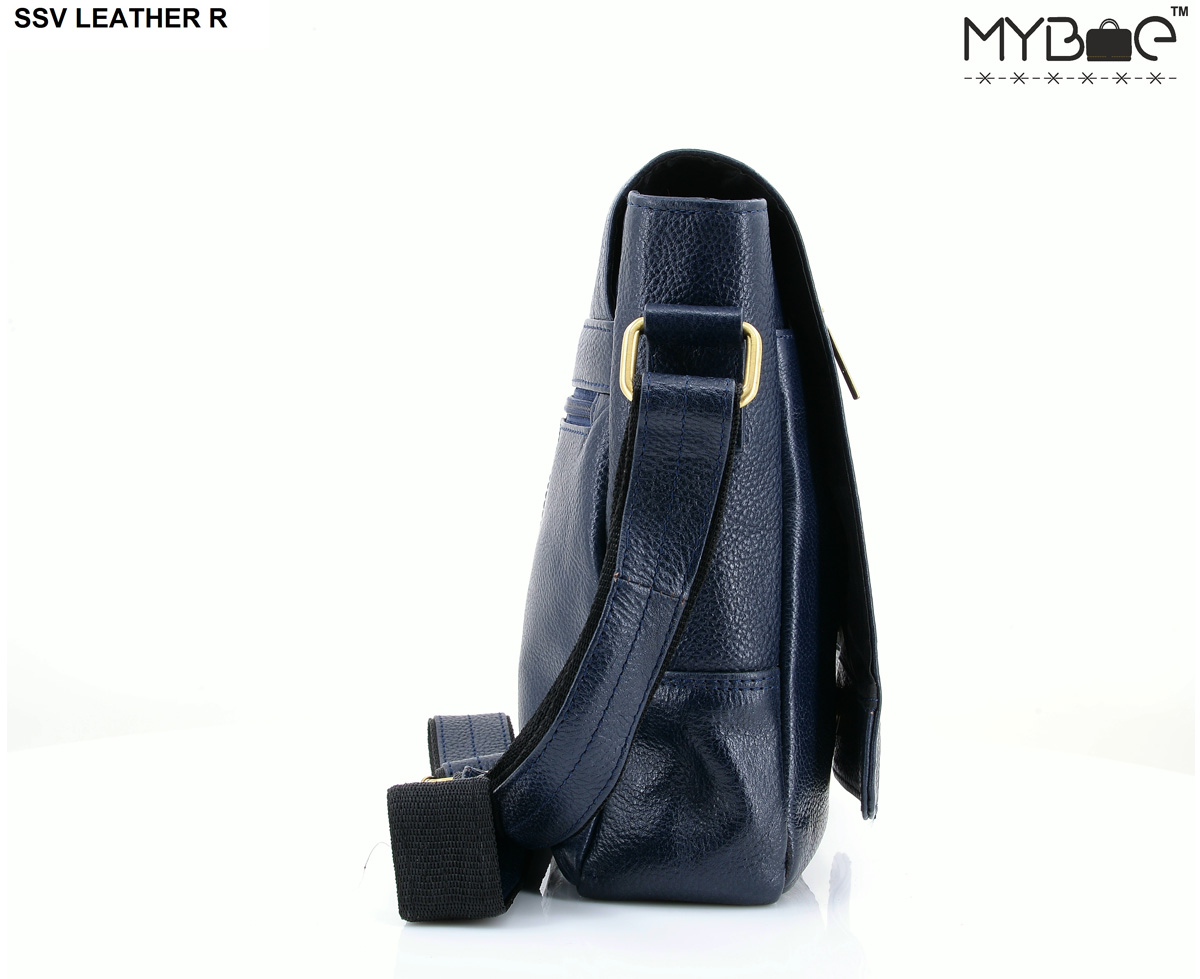 LEATHER SIDE SLING BAG